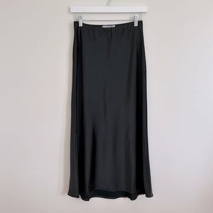 Black Sheen Skirt (S)